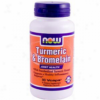 Now Foods Turmeric & Bromelain 90vcaps