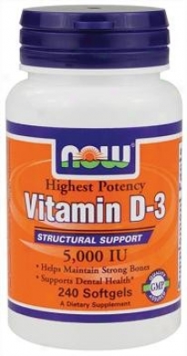 Now Foods Vitamin D-3 5,000 Iu 240sgels