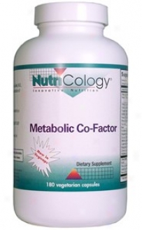 Nutricology's Metabolic Co-factor 180vcaps