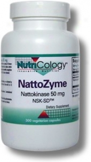 Nutricology's Nattozyme 50 Mg Nattokinase Nsk-sd 300vcaps