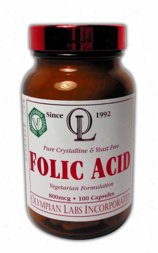 Olympian Labs Folic Acid  800mcg 100caps