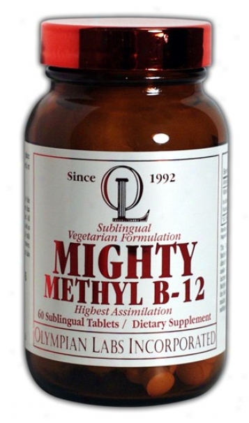 Olympian Labs Mighty Methyl Vitamin B-12  Sublingual 60tabs