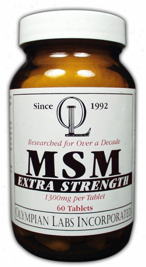 Olympian Labs Msm Extra Strength  Optimsm 1300mg 60tabs