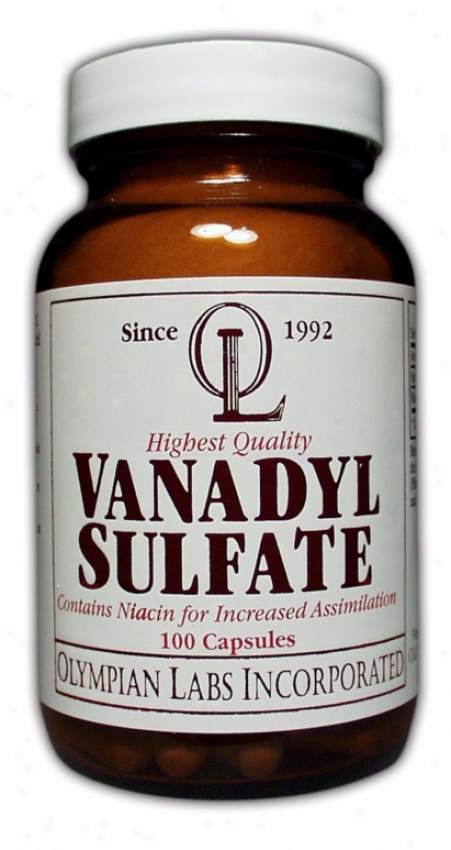 Olympian Labs Vanadyl Sulfate W/ Niacin 20mg 100caps