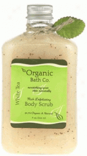 Organic Bath Company's Bocy Scrub White Tea 9oz