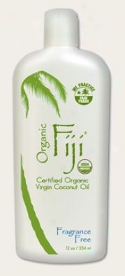 Organic Fiji's Organic Virgin Coconut Oil Fragrance Free 12oz