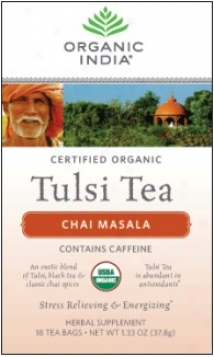 Organic India's Tulsi Tea Organic Chai Masala  18ct