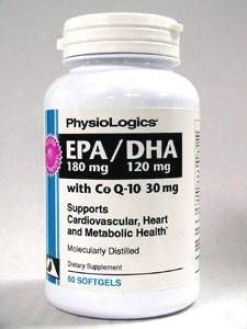 Physiologic's Epa 180 Mg/dha 120 Mg With Coq-10 60 Caps