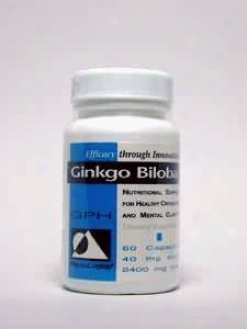 Physiologic's Ginkgo Biloba 40 Mg 60 Caps