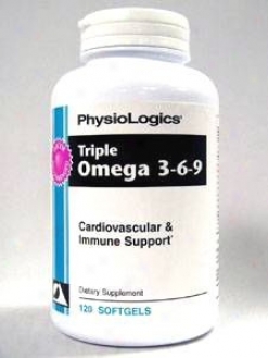 Physiologic's Triple Omega 3-6-9 1200 Mg 120 Gels