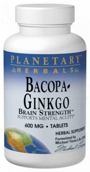 Planetary Formulas Bacopa-ginigo Brain Strength 30tabs