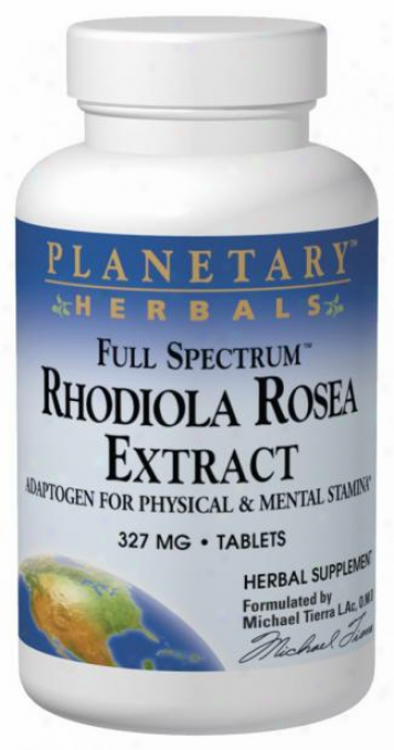 Planetary Formulas Full Spectrum Rhodiola Rosea Extract 60tags