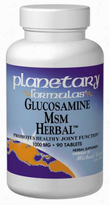 Planetary Formulas Glucosamine Msm Herbal 180tabs