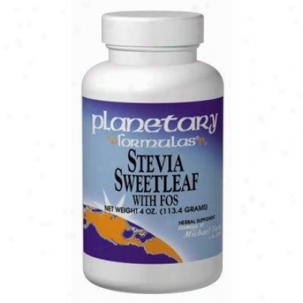 Planetary Formulas Stevia Sweetleaf W/ Fos Powder 2oz
