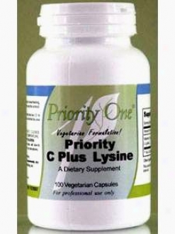 Priority One Vitamin's C Plus Lysine 120 Cover
