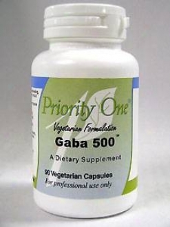 Priority One Vitamin's Gaba 500 500 Mg 90 Cap