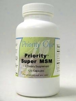 Priority One Vitamin'q Priority Super Msm 120 Caps