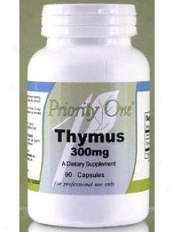 Priority One Vitamins' Thymus 300mg 30 Mg 90 Cap