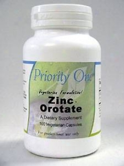 Priority One Vitamin's Zinc Orotate 100 Cap