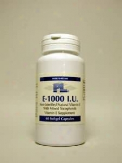 Progressive Lab's E-1000 1000 Iu 60 Gels