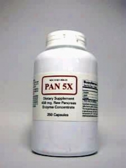 Progressive Lab's Pan 5x 450 Mg 250 Caps