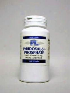 Progressive Lab's Pyridoxal 5-phosphate 20 Mg 100 Tabs