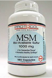 Protofol For Life Balance Msm 1000 Mg 180 Caps