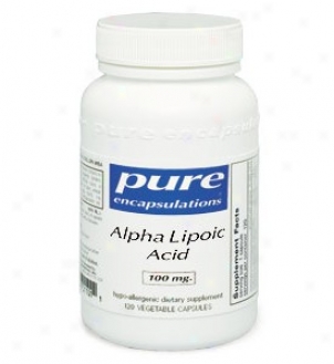 Pure Encap's Alpha Lipoic Acid 100mg 60vcaps