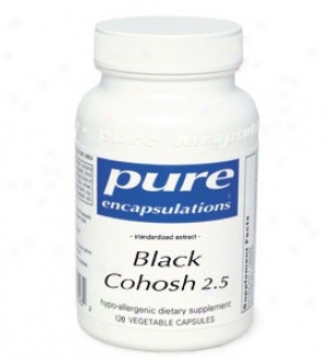 Pure Encap's Black Cohosh 2.5 250mg 120vcaps