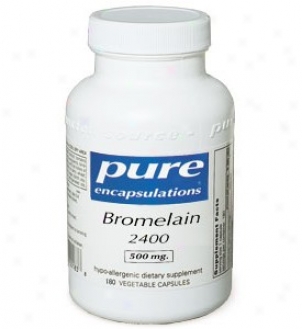 Pure Encap's Bromelain 2400 500mg 180vcaps