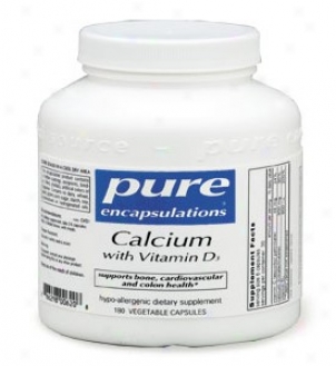 Pure Encap's Calcium W/ Vitamin D3 90vcaps