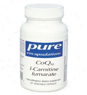 Pure Encap's Coqq10 L-carnitine Fumaarate 120vcaps