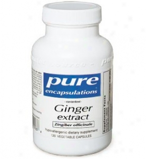 Pure Encap's Ginger (zingiber Officinale) 500mg 60vcaps