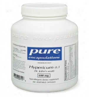 Pure Encap's Hypericum 0.3 600mg 250vcaps