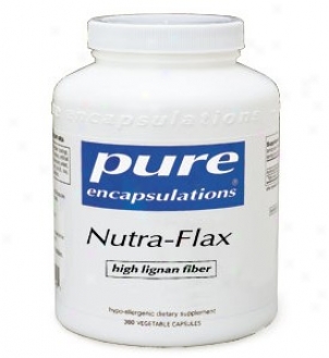 Pure Encap's Nutra-flax - High Lignan Fiber 750mg 250vcaps