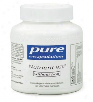 Pure Encap's Nutrient 950 Without Iron 360vcaps