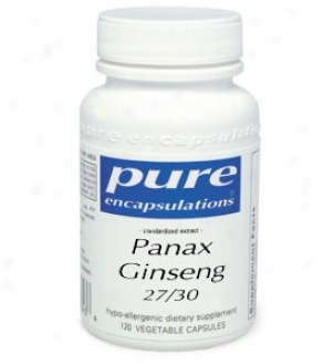 Pure Encap's Panax Ginseng 27/30 250mg 60vcaps