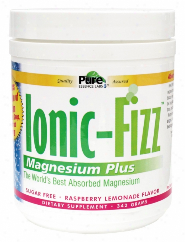 Pure Essence's Ionic-fizz Mag Plus Sugar Free Rasp Lem Flavor 342gm