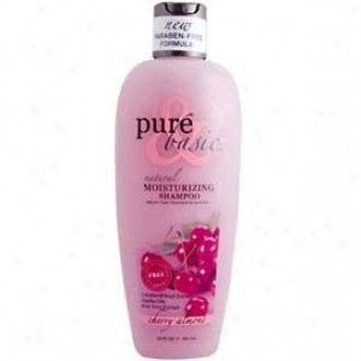 Pure&basic's Shampoo Moisturizing Cherry Almond 12oz