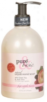 Pure&basi'cs Soap Liquid Hand Fuji Appleberry 12.5oz