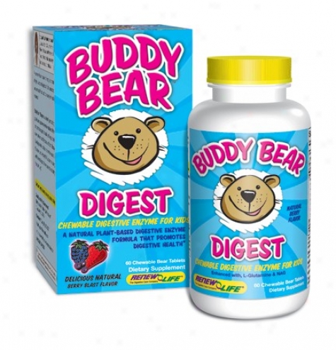 Renew Life's Buddy Bear Digest 60 Tabs