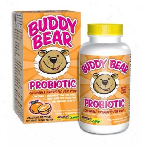 Renew Life's Buddy Bear Probiotic 60 Tabs