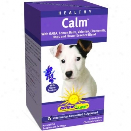 Renew Life's Healthy Calm Dog Chew 60tabs