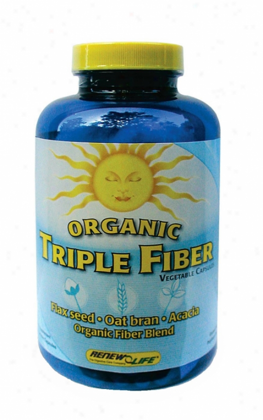 Renew Life's Organic Triple Fiber 150caps