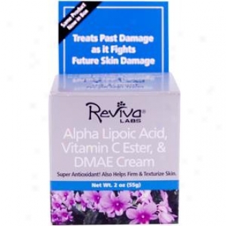 Reviva's Alpha Lipoic Vitamin C Ester & Dmae Nite Cream 2oz