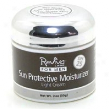 Reviva's Men's Sun Protective Moisturizer Light Cream Spf25 1.5oz