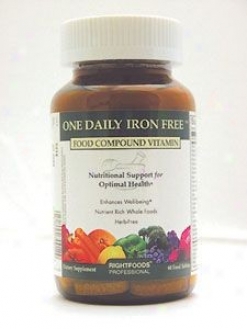 Right Food's One Daily Iron Free 60 Tabs