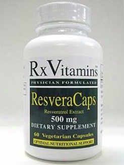 Rx Vitamin's Resveracaps 500mg 60vcaps