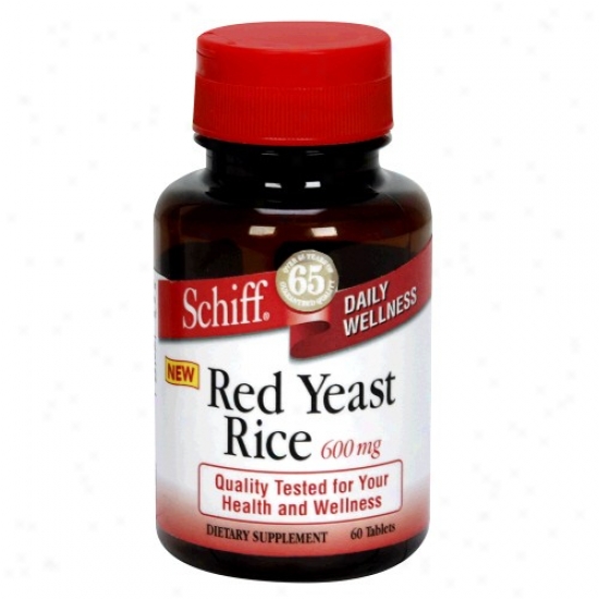 Schiff's Red Yeast Rice 600mg 60tabs