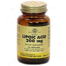 Solgar Alpha Lipoic Acid 200mg 50vcaps~